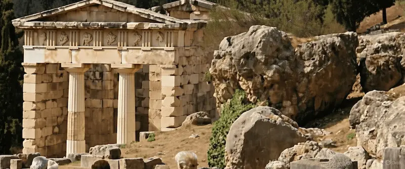 Кастальский источник в Дельфах