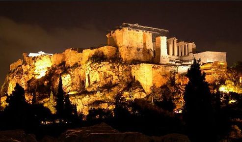 Панорама Афин с Акрополя